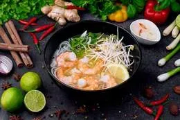 Pho tom z krewetkami