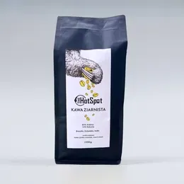 Kawa ziarnista lub mielona 250gr. Świąteczna grafika