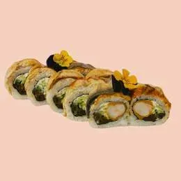 Rolka California Gold Krewetka w Tempurze Owinięta Węgorzem (8 szt.)