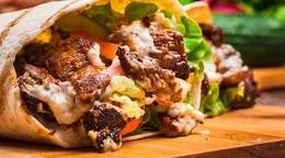Kebab Gruby Bulłka duży