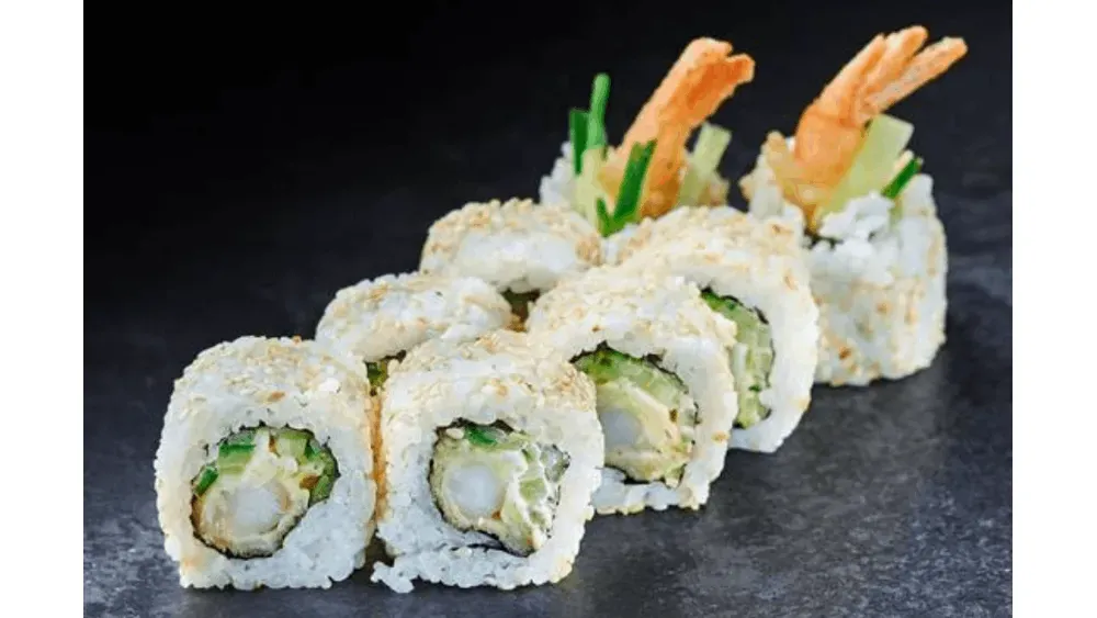 California Maki Krewetka w Tempurze (8 sztuk)