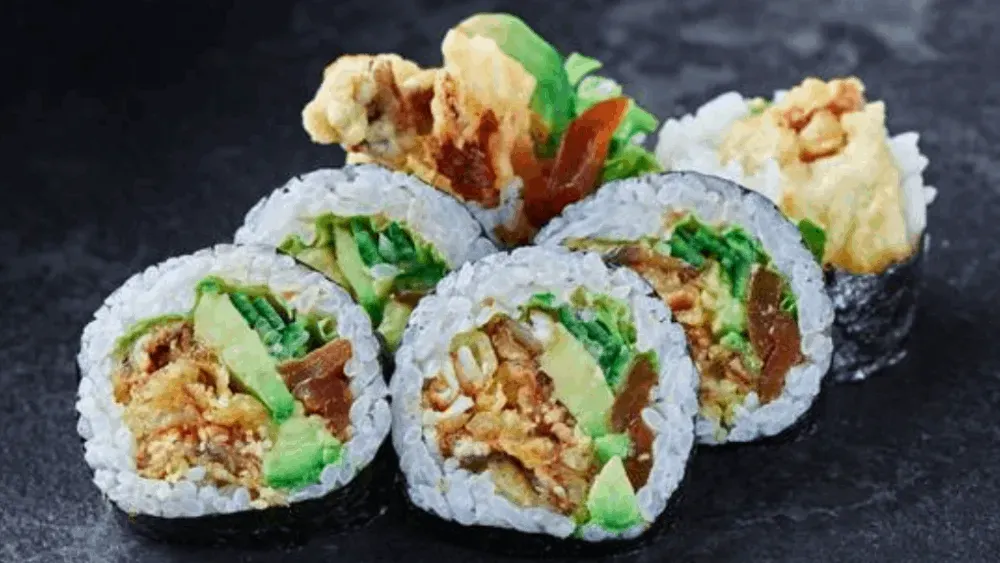 Futomaki Węgorz w Tempurze (6 sztuk)
