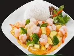 Krewetki w curry