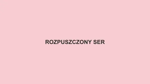 SOS Rozpuszczony ser