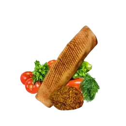Rollo pita kebab wegetariański duży