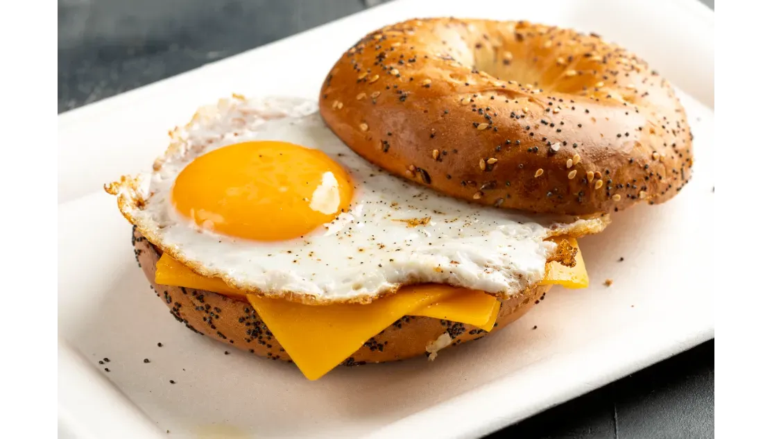 Bagel Ham, Egg & Cheese