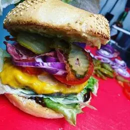 Hamburger Wieprzowy Lata 90-te
