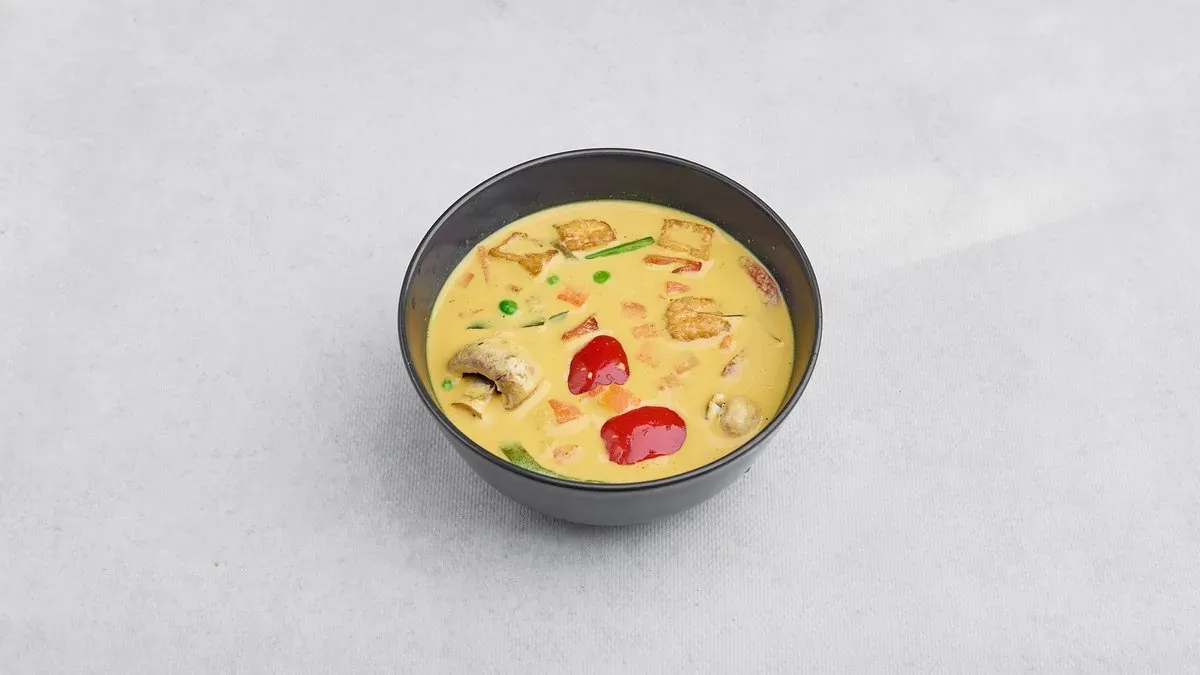 Żółte curry wegetariańskie