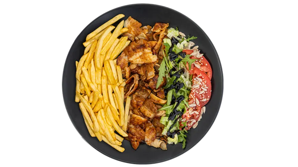 Kebap Fit na talerzu
