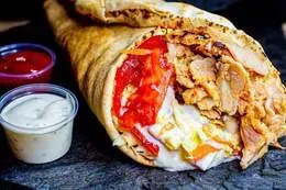 Kebab w cienkim cieście kurczak XXL