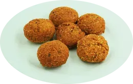 Falafel na talerżu