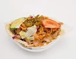 Kebab bun with chicken