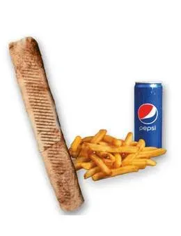Rollo kebab mega 40cm,frytki,cola 0,33l