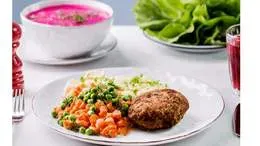Kotlet mielony + zupa