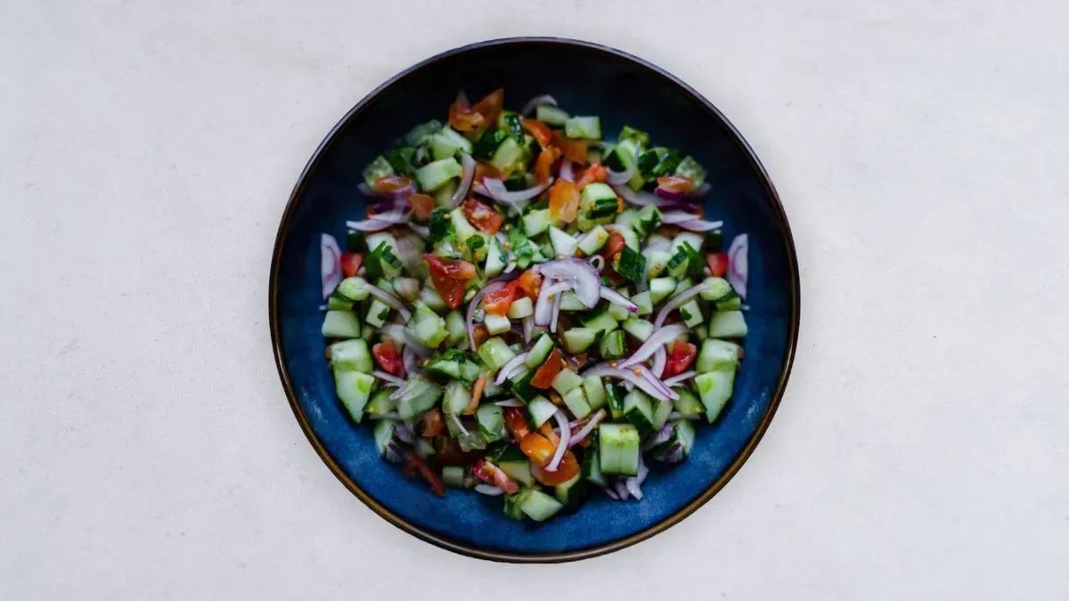 Indian kachumber salad