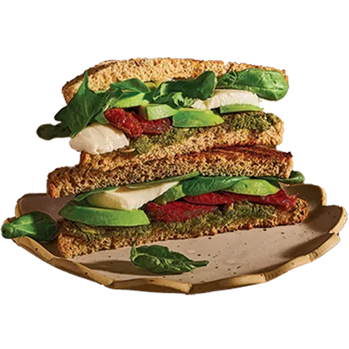 Tost z mozzarellą i awokado