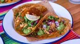 Pollo fajita tacos