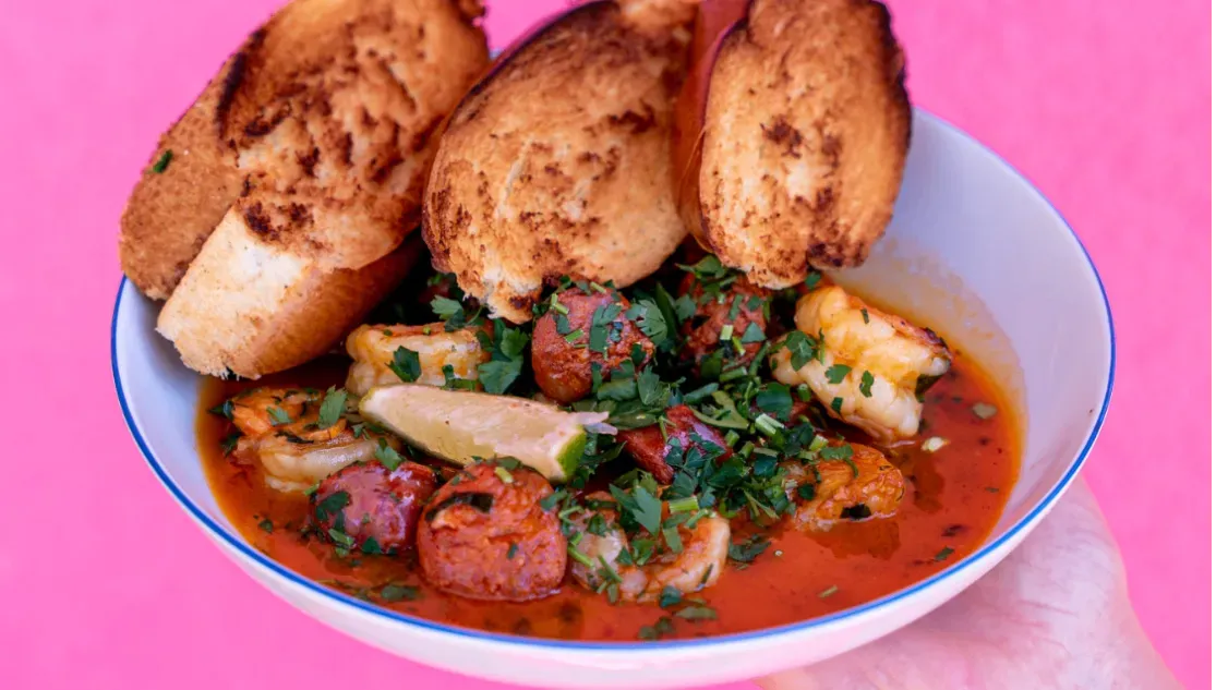 Krewetki z chorizo