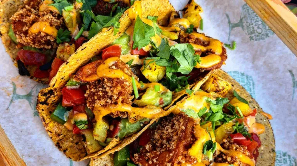 Tacos krewetka