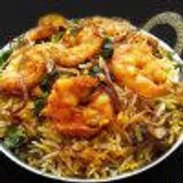 Krewetki Biryani