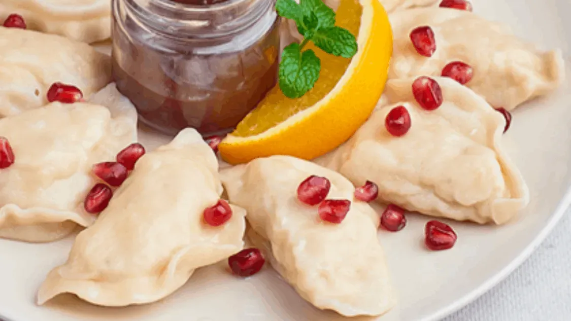 Pierogi z bananem i czekoladą 5 szt.