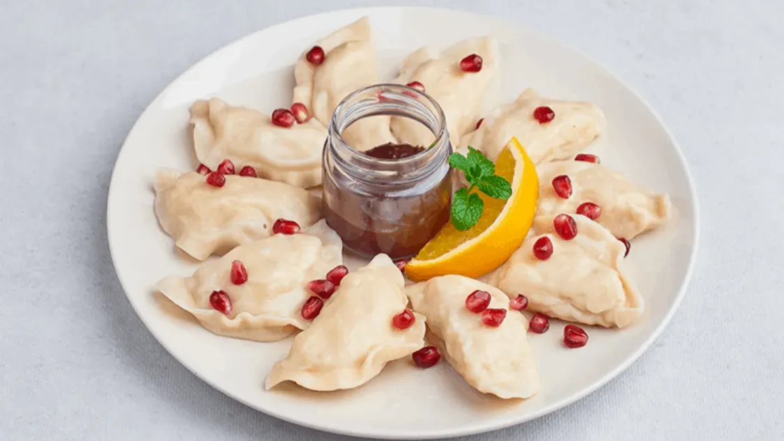 Pierogi z bananem i czekoladą 10 szt.