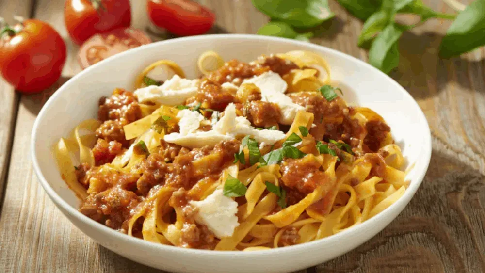 Tagliatelle bolognese