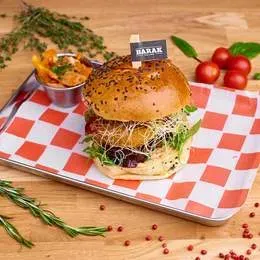 Burger Camembert w Panko