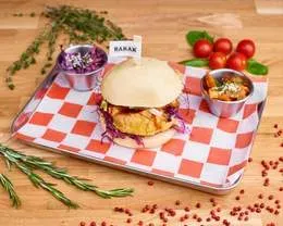 Burger Krewetki w Tempurze
