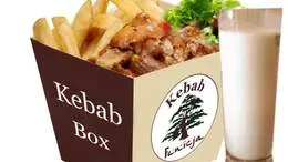 11 - zestaw kebab box duży kurczak, ayran