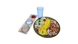 34 - zestaw kebab z kurczaka, ayran