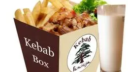 10 - zestaw kebab box mały kurczak, ayran