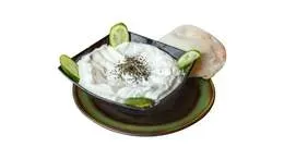 45 - przystawka tzatziki laban w khyar, pita