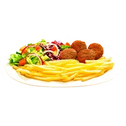 Falafel Dish on Plate XL