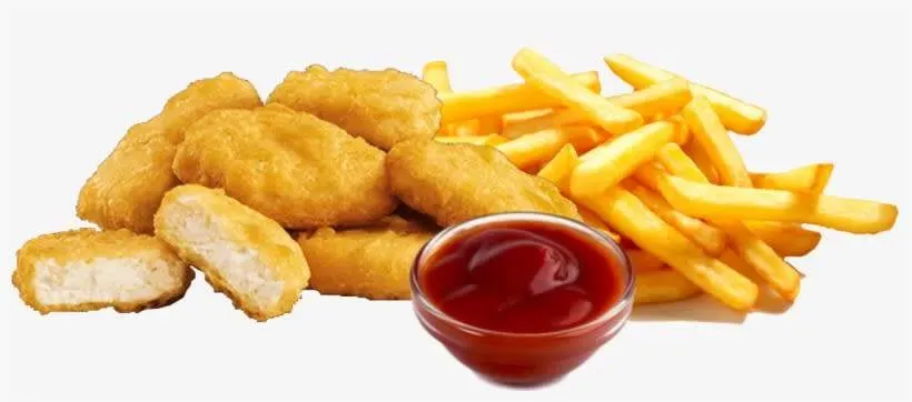 Chicken Nuggets 7szt + frytki