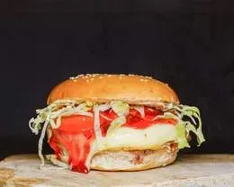 Camembert burger