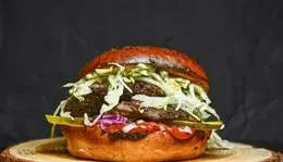 Hamsmashed burger