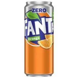 Fanta zero Pomarańczowa 0,33l