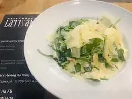 Zielone tagliatelle z gorgonzolą