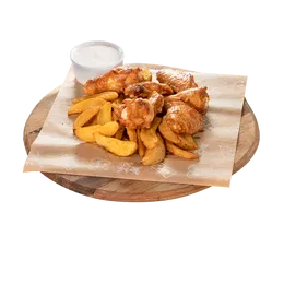Chicken Wings BOX z sosem czosnkowym