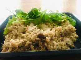 Risotto con porcini e manzo