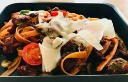 Tagliatelle ai pomodori secchi