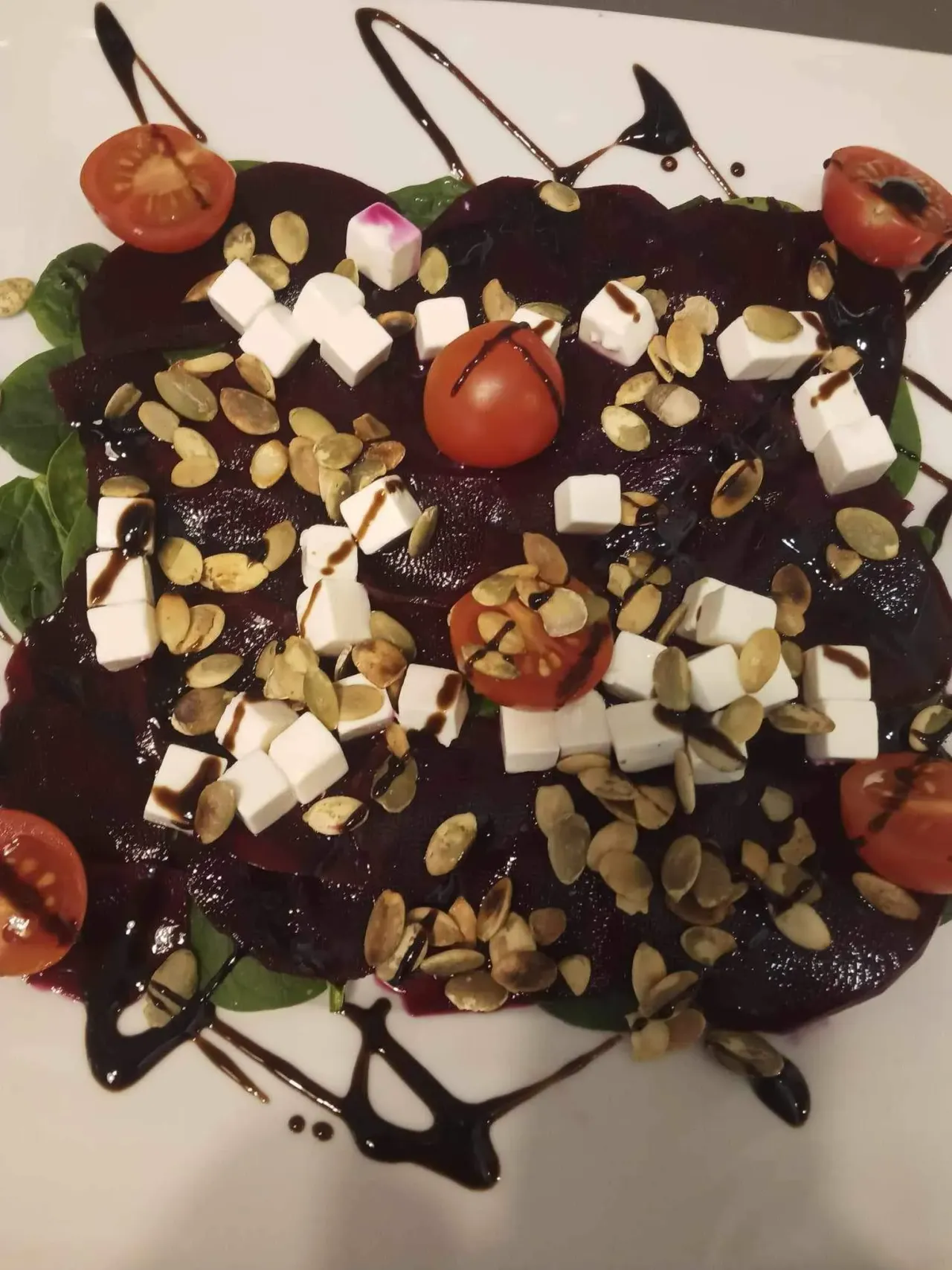Carpaccio z kiszonego buraka