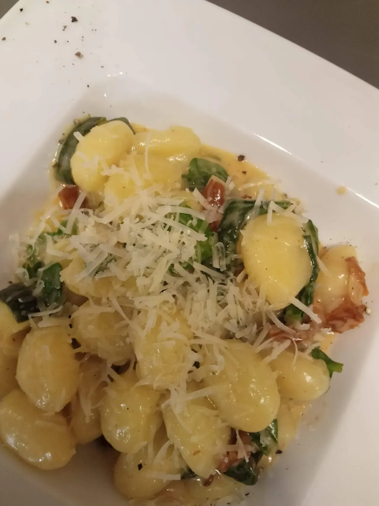 Gnocchi ze szpinakiem