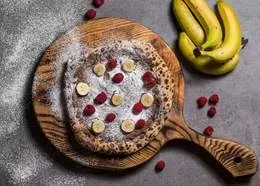 Pizza z Nutellą i bananem