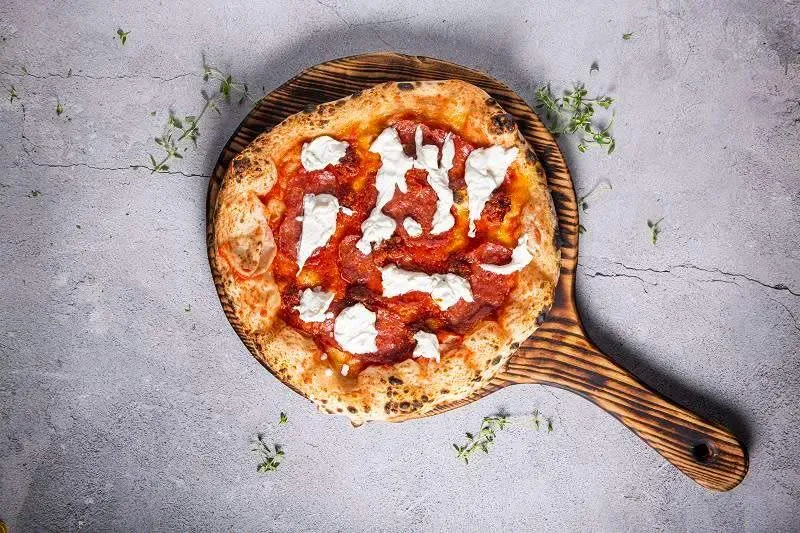 Pizza Burrata Piccante