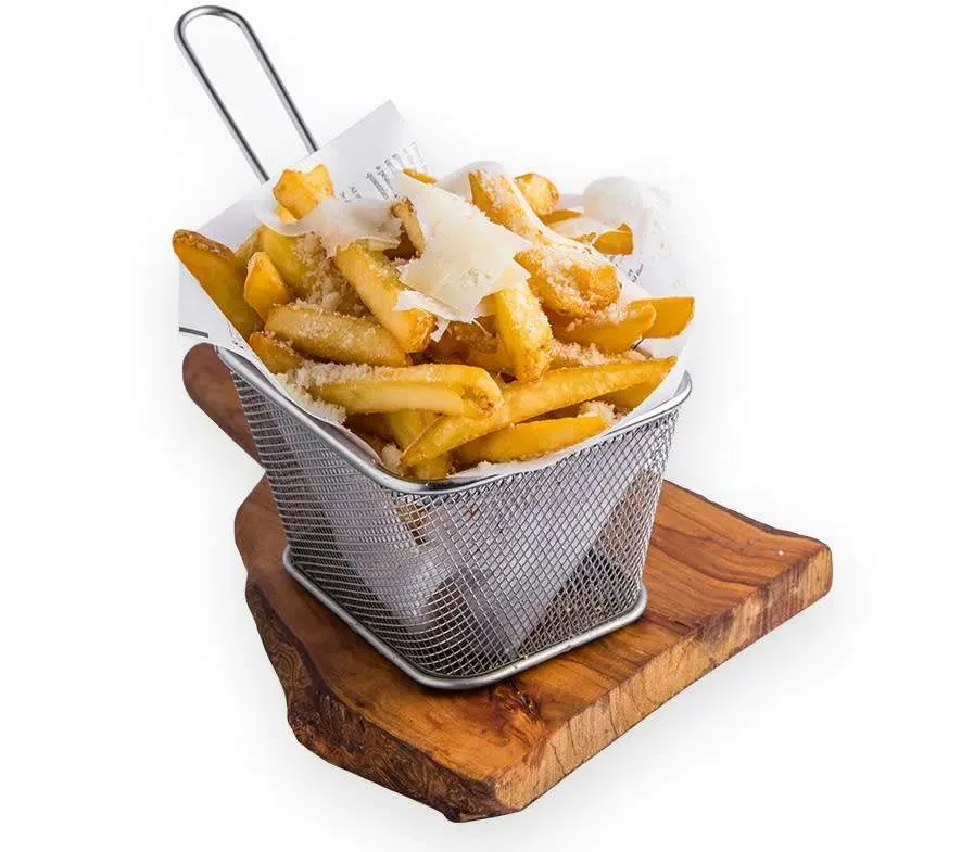 Frytki domowe z parmezanem i oliwą truflową