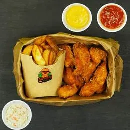 5 Wings & 5 Strips Box