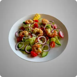 Insalata con Gamberi