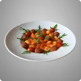 Gnocchi con Polpettine Vegane 400g